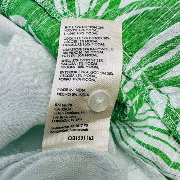 Anthropologie Maeve Dress Women's XS The Cassandra Butterfly Maxi Green Pleated - Picture 12 of 14